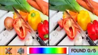 अंतर का पता लगाएं, सब्जी Screen Shot 2