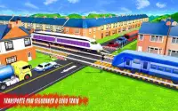 Indian Railroad Crossing: Train Train Training 3D Screen Shot 0