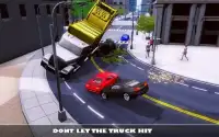 本当のダンプトラックシム3d：ゴミ箱のトラック都市のピックアップの実行 Screen Shot 15
