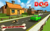 Runaway Street Dog Simulator 3D - trò chơi cuộc số Screen Shot 2