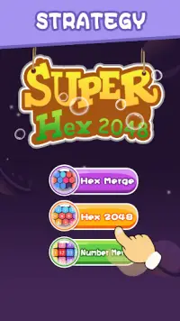 SuperHex 2048 Screen Shot 0