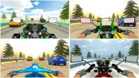 VR Highway Traffic Bike Racer Screen Shot 5