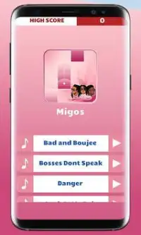 MIGOS Piano tiles  Game Screen Shot 0