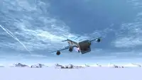Winter Bus Flying Screen Shot 3