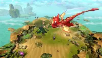 Angry Dragon Land Story - Juego de guerra de Screen Shot 0