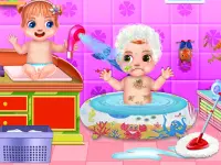 👶👶My twins baby girl care games👩‍🍼 Screen Shot 2