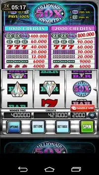 Millionaire 50x Slot Machine Screen Shot 0