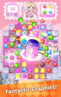 Jewels Princess Puzzle 2020 - Match 3 Puzzle Screen Shot 10