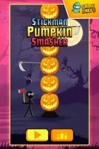 Stickman Pumpkin Smasher Screen Shot 0