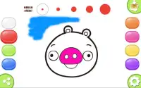 🐷 Juegos de colorear sin internet: Pig Paintbox Screen Shot 1