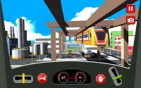 Sky Train Simulator : Elevated Train Driving Screen Shot 4