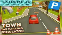 Town Car Parking Simulator 3D Screen Shot 2