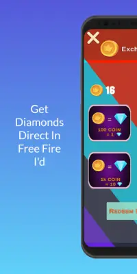 Fire Diamonds 💎 Daily Free Spin Free F Fire Game Screen Shot 2