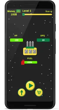 Idle Rocket Game - Clicker Space Screen Shot 0