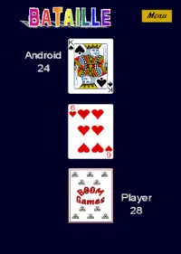 Bataille : jeu de cartes simple Screen Shot 9