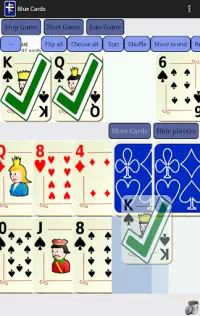 Blue Cards (a deck of cards) Screen Shot 1