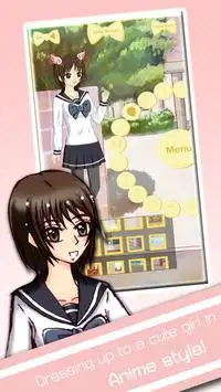 Anime School Girls Dress Up Games Screen Shot 0