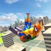 Super Spider Flying Hero Amazing City Battle Game