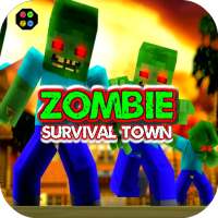 Zombie Survival Town: MapS For MCPE