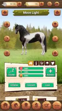 Kazakorse - Jeu d'élevage de chevaux virtuels Screen Shot 0