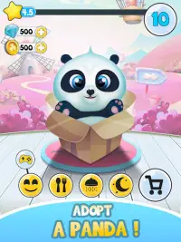 Pu - Cute giant panda bear, virtual pet care game Screen Shot 6
