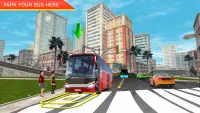 Modern City Bus Driving Game Screen Shot 0