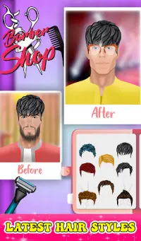 Barber shop: new Beard salon & shaving games 2021 Screen Shot 6