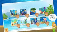 マーメイド (人魚) のパズル ゲーム - 簡単ゲームアプリ 幼児向け無料ゲーム Screen Shot 4