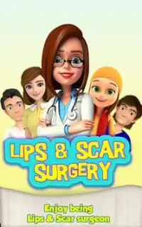 Lábios jogos cirurgia cirurgião simulador plástico Screen Shot 9