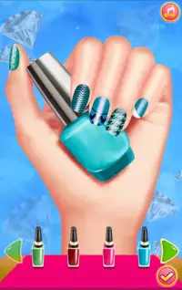 nail polish games for girls manicure salon free Screen Shot 3