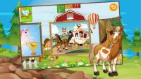 Kids Horses Slide Puzzle Free Screen Shot 2