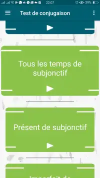 Game french conjugation: learn french conjugation Screen Shot 2