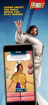 Bible Trivia Game: Heroes Screen Shot 1