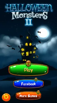 Halloween monstruos II match 3 Screen Shot 4