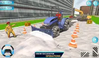 Mega simulador de máquina excavadora de nieve Screen Shot 7