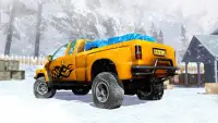 Snow Truck Simulator: Off Road Monster Truck Games Screen Shot 8