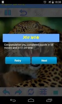 Leopard Jigsaw Puzzle Screen Shot 5