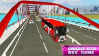 US Bus Simulator : New York City Coach Bus Game Screen Shot 1