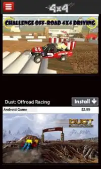 4x4 Racing Games Screen Shot 1