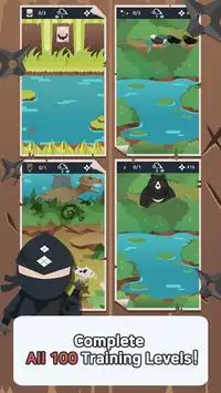 Ninja Training: Knife-Throwing Game Screen Shot 1