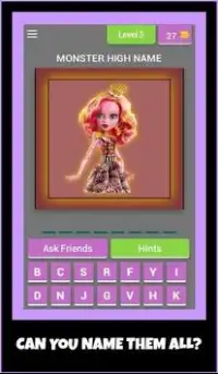 Monster High Dolls - Character Quiz Screen Shot 3