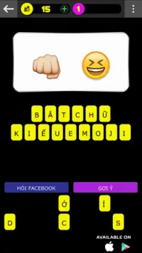 Đuổi hình Bắt Chữ - Đố vui đoán chữ emoji pro 2017 Screen Shot 3