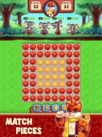 Cat Heroes - Match 3 Puzzle Screen Shot 7