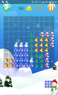 Weihnachten Spiel 🎅 Block Puzzle-Spiel Screen Shot 5