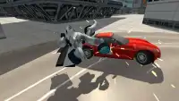 Flying Car Robot Flight Drive Simulator Game 2017 Screen Shot 2