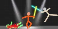 Stickman Warriors - Lightsaber War Screen Shot 3