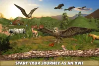 Wild Owl Bird Family Survival Screen Shot 4