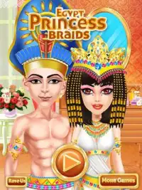 Egypt Princess Braids-Girls Hair Salon Games Screen Shot 7