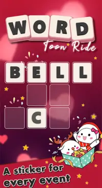 Word Toon Ride : Free to play offline puzzle Game Screen Shot 5