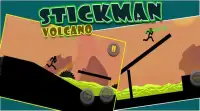 Stickman Volcano Adventure Screen Shot 2